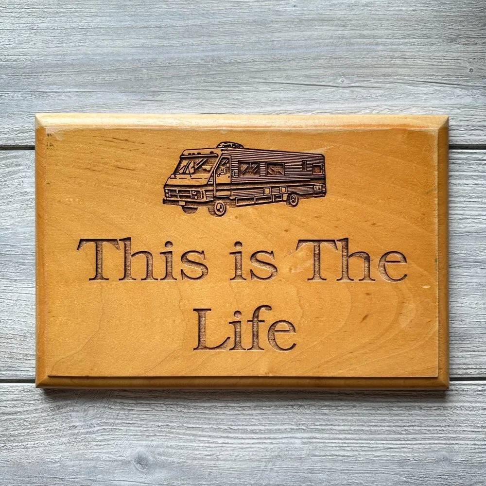 Vintage carved wooden